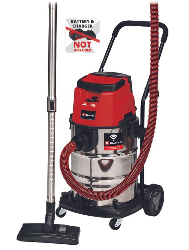 EINHELL TP-VC 36/30 S Auto - Solo (2347143) aku vysavač na mokré a suché vysávání (Power X-Change)