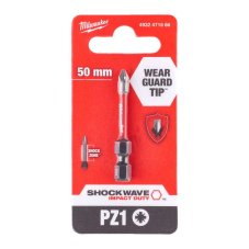 MILWAUKEE SHOCKWAVE bit 1/4" PZ 1 x 50 mm