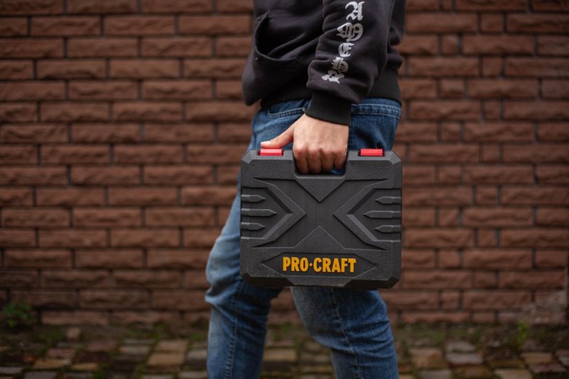 PROCRAFT PA12DFR aku vrtací šroubovák, KIT