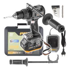 PROCRAFT industrial CD20B-1B aku příklepová vrtačka, KIT