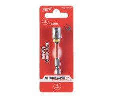 MILWAUKEE SHOCKWAVE hlavice nástrčná 8 x 65 mm s magnetem, 1/4" HEX