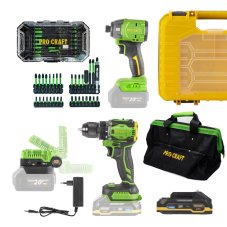 PROCRAFT aku sada náradia 20V 5dielov