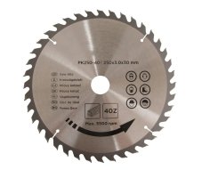 Pilový kotouč SK 250 x 3,0 x 30/20 mm / 40 zubů