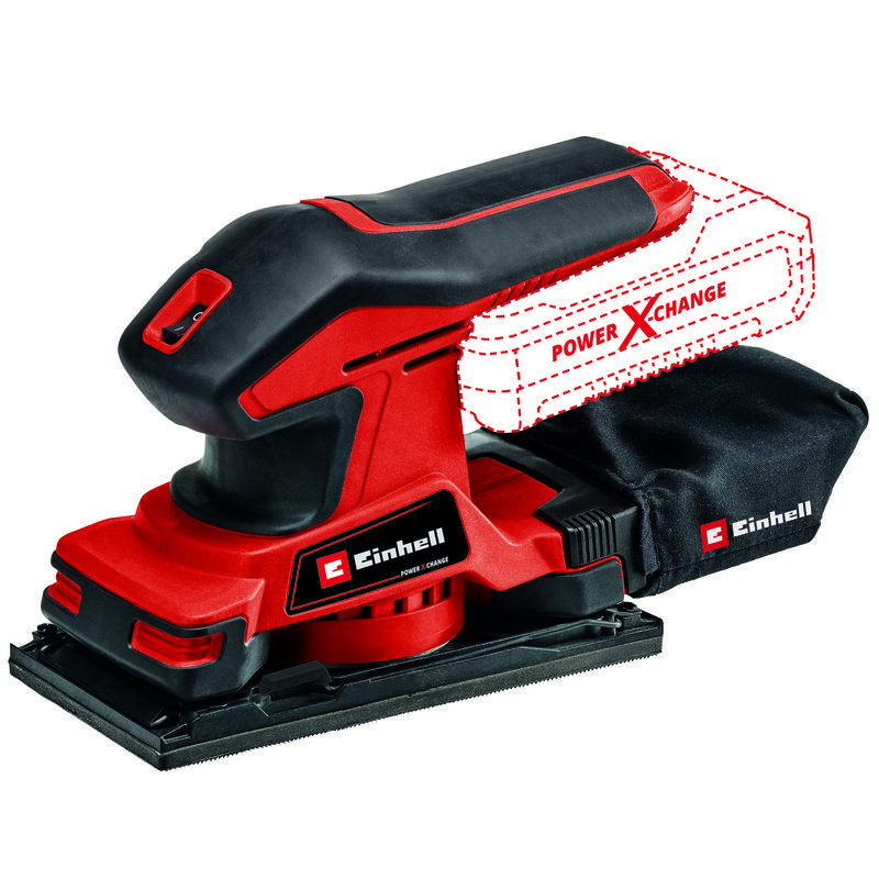 EINHELL TC-OS 18/187 Li - Solo aku vibrační bruska (Power X-Change)