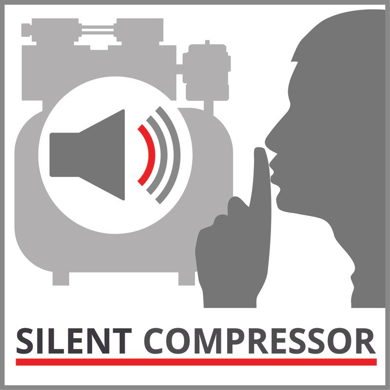 EINHELL TE-AC 24 Silent kompresor bezolejový