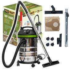 PROCRAFT VP1400 průmyslový vysavač pro mokré i suché sání