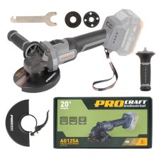 PROCRAFT industrial AG125Abb aku úhlová bruska