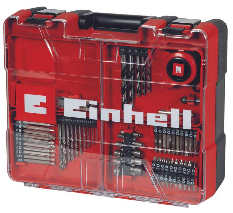 EINHELL TE-CD 18/40 Li +69 aku vrtací šroubovák, KIT 2x 2,0 Ah s příslušenstvím (Power X-Change)