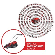 EINHELL GE-CM 36/36 Li M - Kit (2x 4,0 Ah) aku kosačka na trávu (Power X-Change)
