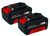 EINHELL akumulátor 2x 18V / 4,0 Ah (Power X-Change)