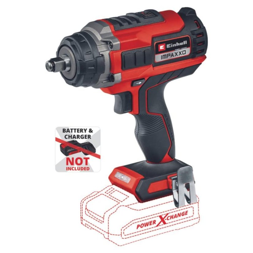 EINHELL IMPAXXO 18/400 - Solo aku rázový uťahovák (Power X-Change)