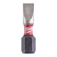 MILWAUKEE SHOCKWAVE bit 1/4" SL 0,8 x 5,5 x 25 mm, (balení 2 ks)