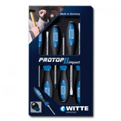 WITTE PROTOP II Impact sada úderových skrutkovačov 6 dielov