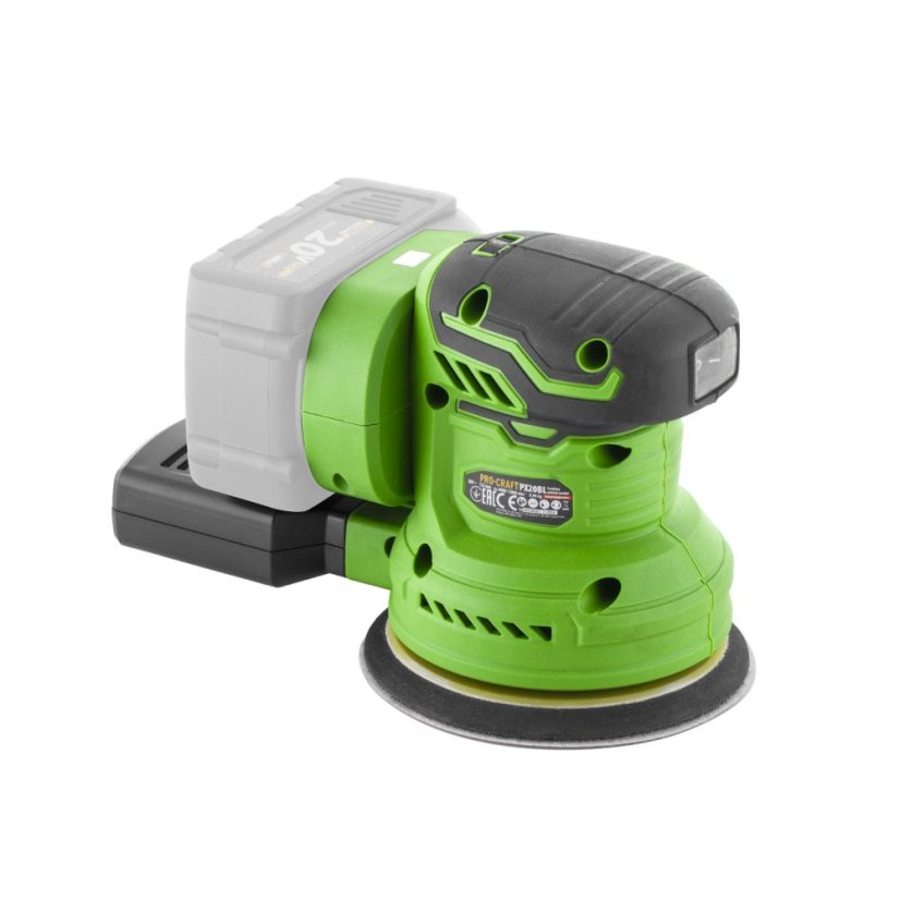 PROCRAFT PX20BL aku excentrická bruska, SOLO