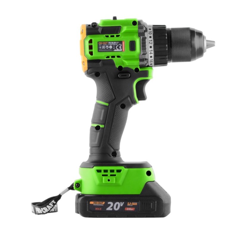 PROCRAFT PA18LiH aku vrtací šroubovák 80Nm se sadou bitů