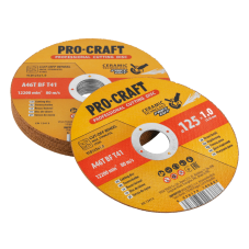 PROCRAFT keramický rezný kotúč na kov 125 × 1,0 mm - sada 10 ks