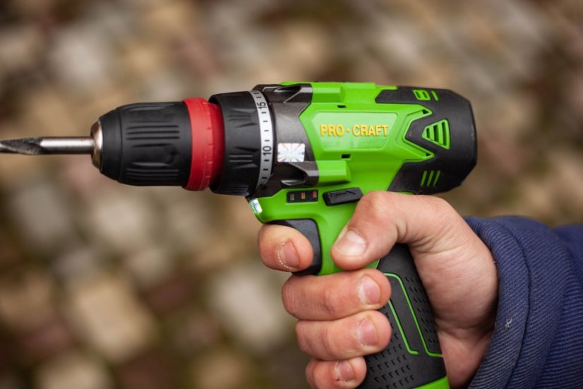 PROCRAFT PA12DFR aku vrtací šroubovák, KIT