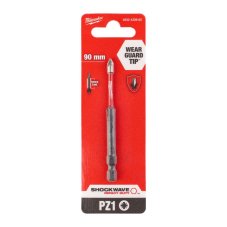 MILWAUKEE SHOCKWAVE™ bit 1/4" PZ 1 x 90 mm