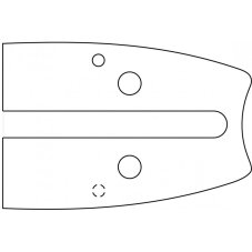 ECHO lišta 3/8", 1,5 mm, 70 cm, kovaná