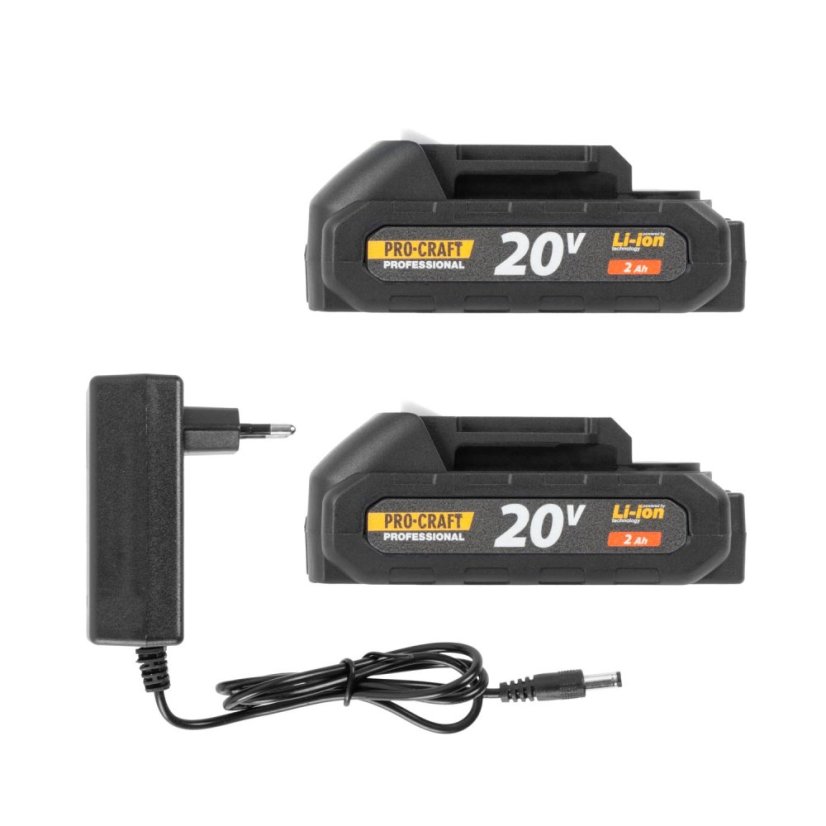 PROCRAFT PTA24 aku vyžínač, KIT (2x 2,0 Ah)