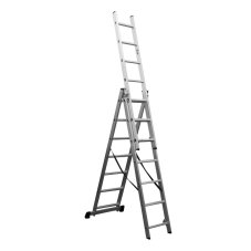 Žebřík trojdílný univerzální 3 x 6 příček