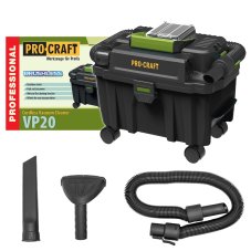 PROCRAFT VP20 aku vysavač pro mokré i suché sání, SOLO