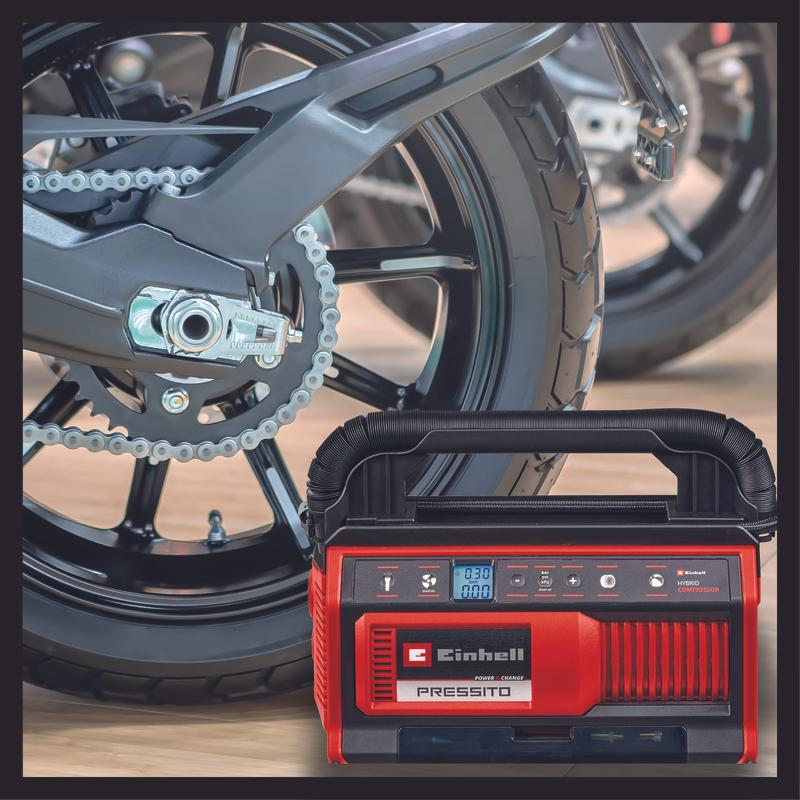 EINHELL PRESSITO 18/25 Hybrid aku hybridní kompresor (Power X-Change)