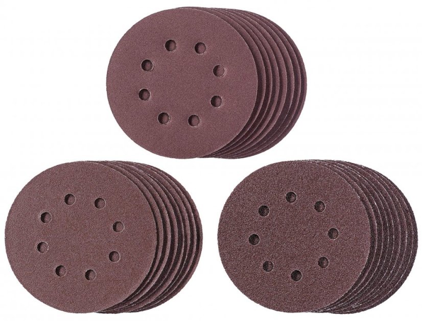 KWB brusný výsek na suchý zip O 125 mm H8 (sada 25 ks)