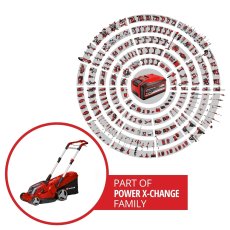 EINHELL RASARRO 36/42 - Kit (2x 5,2 Ah) aku sekačka na trávu (Power X-Change)