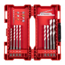 MILWAUKEE Shockwave Multi Material sada univerzálních vrtáků 8-dílná UK