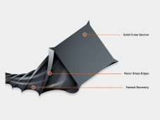 ECHO BLACK DIAMOND struna 3,0 mm x  63 m (DONUT L), kroucená čtvercová