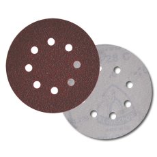 Brusný výsek na suchý zip Ø 125 mm, H8, P240