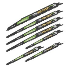 PROCRAFT SB12 sada pilových plátků do pily ocasky