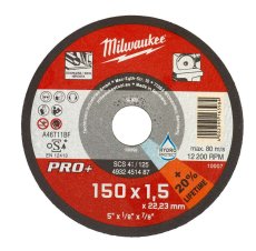 Milwaukee SCS 41/150 PRO+ kotouč řezný 150 x 1,5 mm na kov