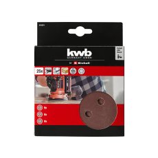 KWB brusný výsek na suchý zip O 125 mm H8 (sada 25 ks)