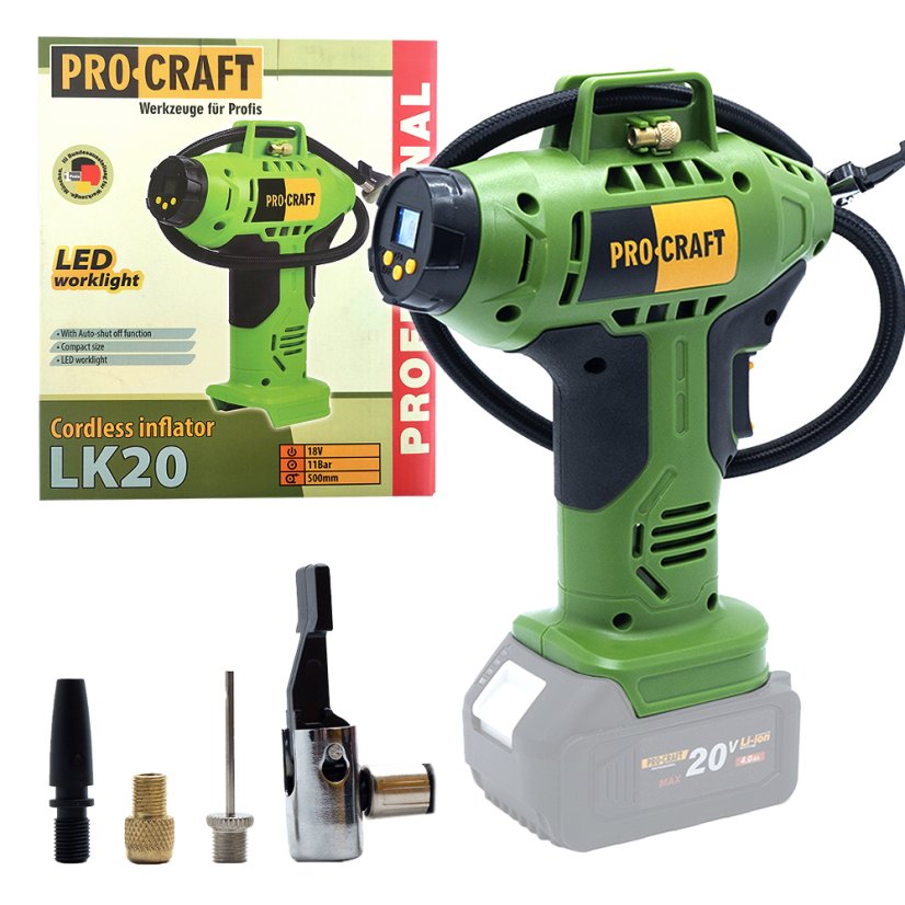 PROCRAFT LK20 aku kompresor, SOLO