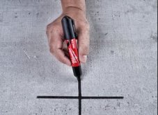 MILWAUKEE INKZALL™ značkovač s plochým hrotom L, čierny