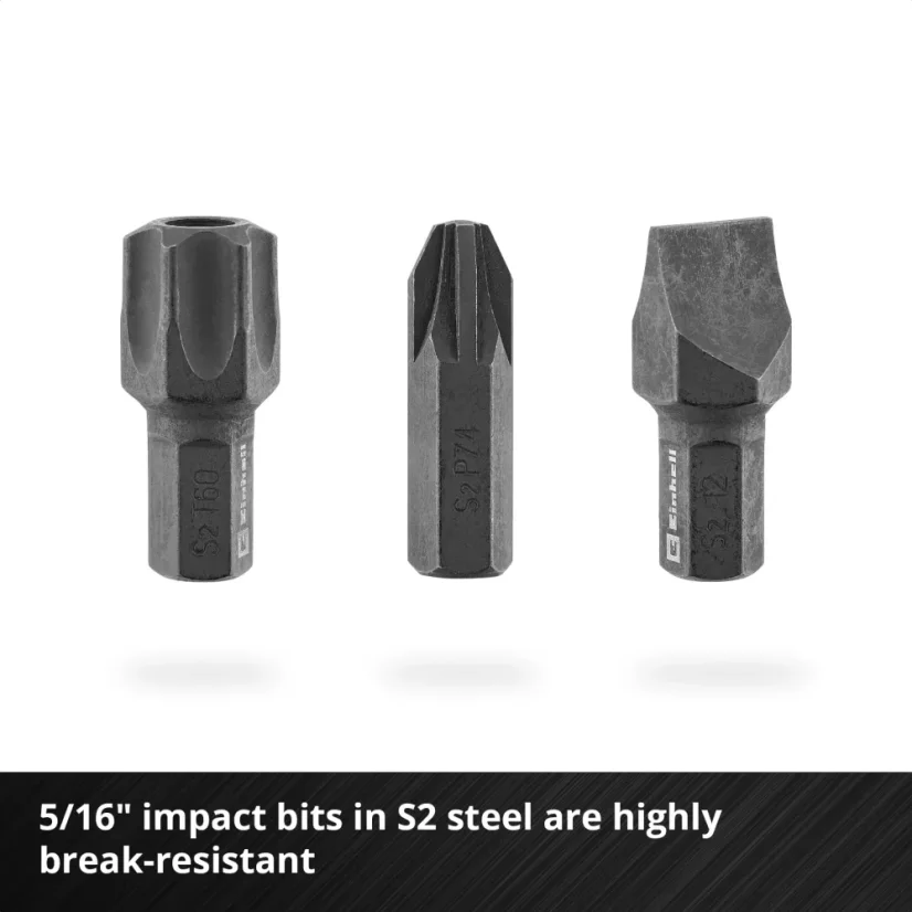 EINHELL E-Case gola sada 1/4" a 3/8" a 1/2", 121 dílů