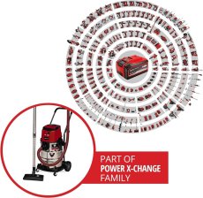 EINHELL PROFESSIONAL TP-VC 36/30 S Auto - Solo aku vysavač na mokré a suché vysávání (Power X-Change)