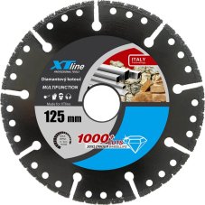 XTline univerzální řezný kotouč na dřevo, kámen, ocel 125 mm