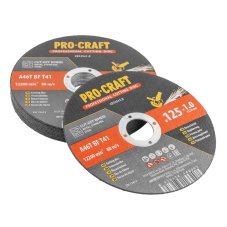 PROCRAFT rezný kotúč na kov 125 × 1,0 mm - sada 10 ks