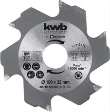 Lamelovací kotouč 100 x 3,8 x 22 mm / 6 zubů