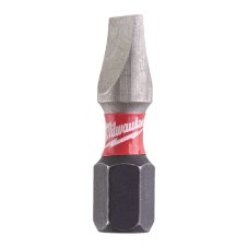 MILWAUKEE SHOCKWAVE bit 1/4" SL 1,2 x 6,5 x 25 mm, (balení 2 ks)