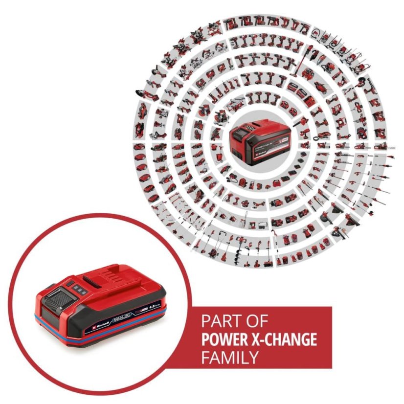 EINHELL akumulátor 18V / 4,0 Ah SEALED (Power X-Change) Plus