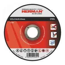 HERMAN kotúč rezný 125 x 1,0 mm na oceľ
