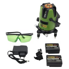PROCRAFT LE-3D křížový samonivelační liniový  laser, zelený