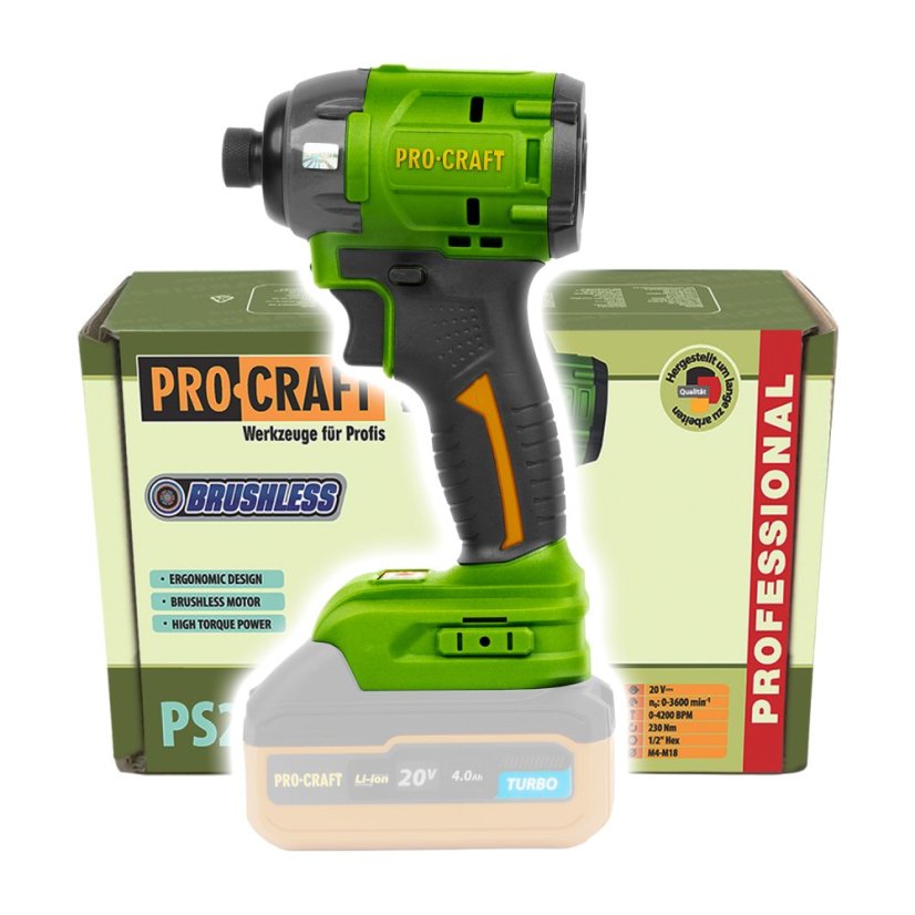 PROCRAFT PS22 aku rázový utahovák, SOLO