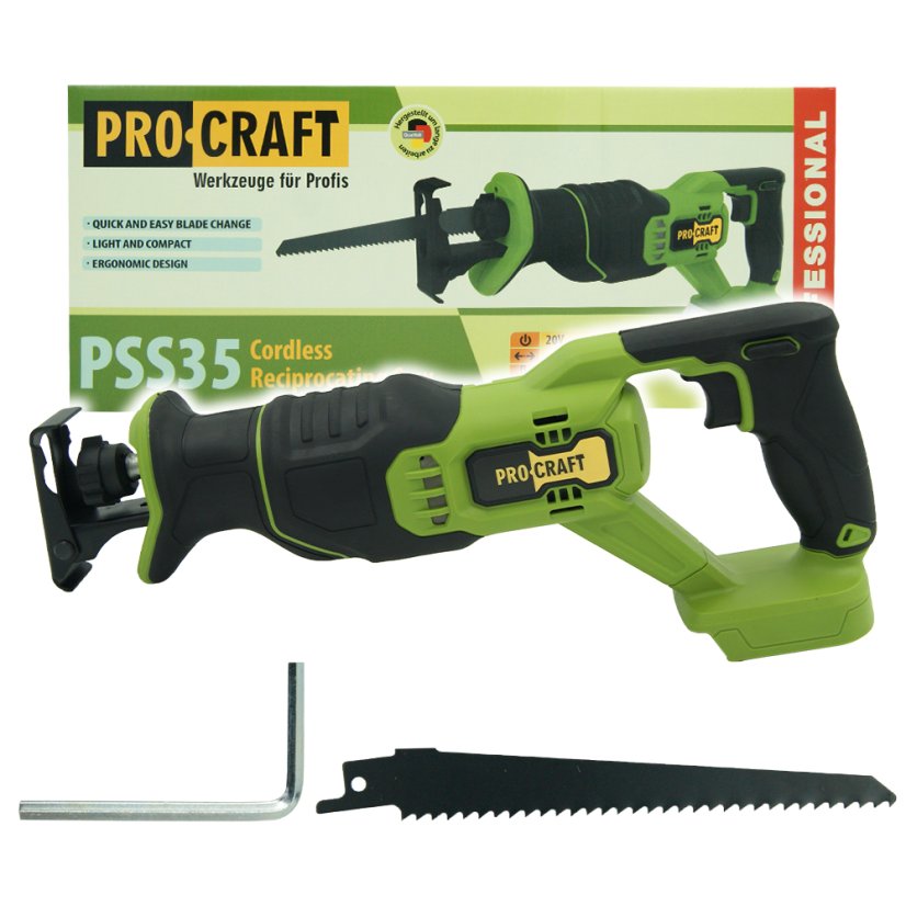 PROCRAFT PSS35bb aku šavlová pila (bez baterie a nabíječky)