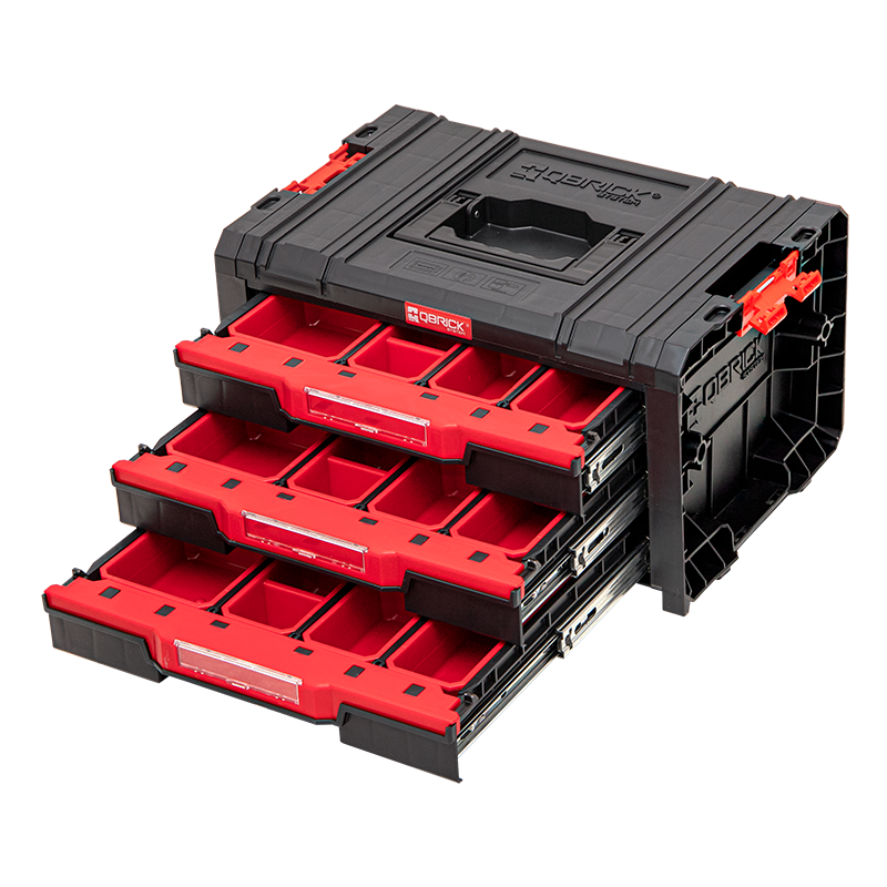 QBRICK PRO Drawer 3 Toolbox Expert box se zásuvkami