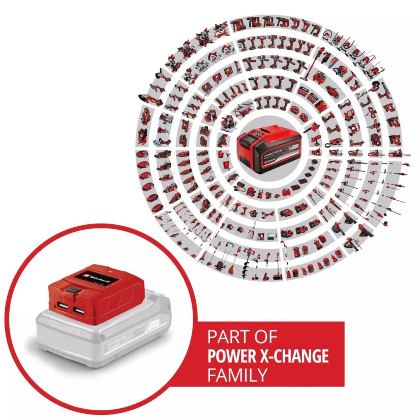 EINHELL TC-CP 18 Li USB - Solo aku adaptér (Power X-Change)